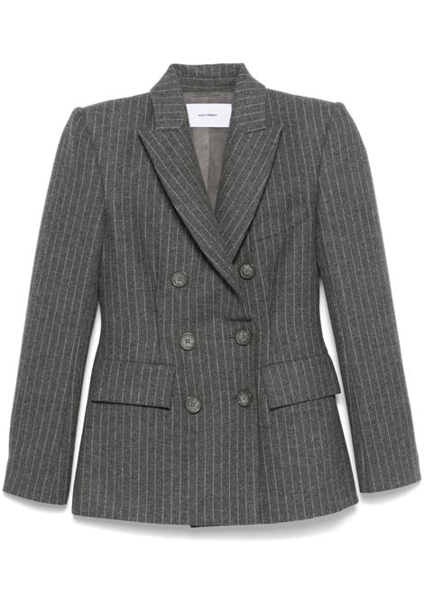 Grey pinstriped double-breasted blazer Alex perry - women